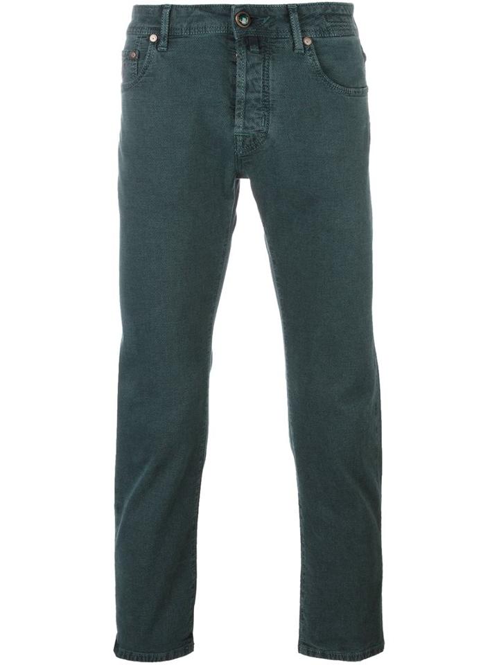 Jacob Cohen Jacquard Slim Fit Trousers