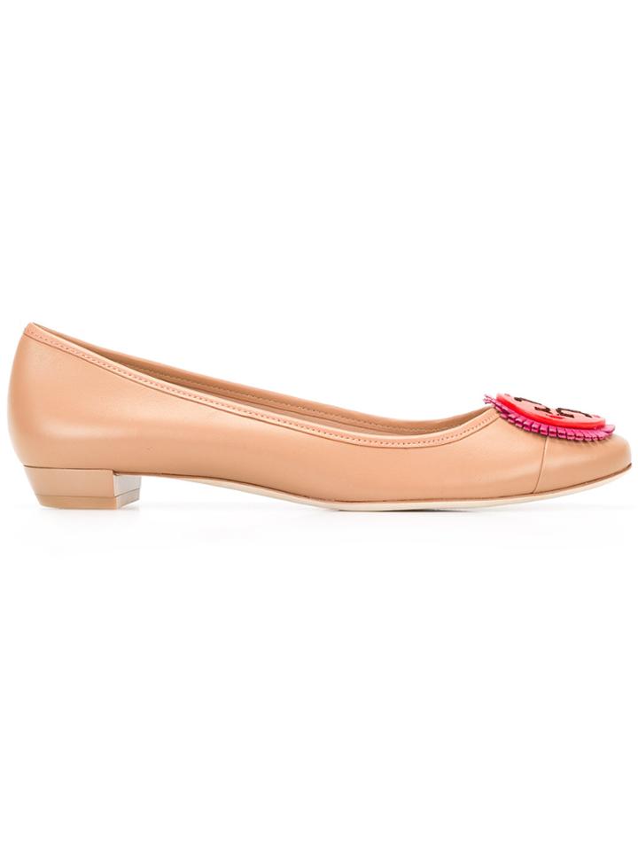 Tory Burch Miller Ballerina Shoes - Nude & Neutrals