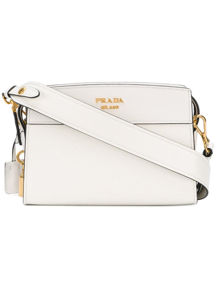 Prada Esplanade Shoulder Bag - White