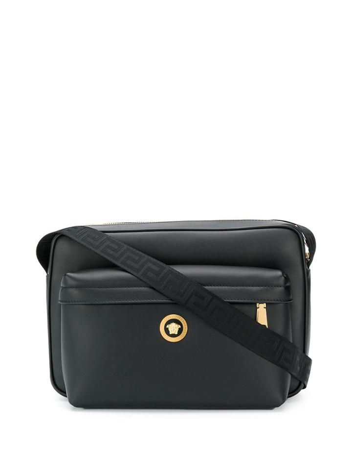 Versace Icon Messenger Bag - Black