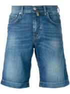 Jacob Cohen Denim Shorts, Men's, Size: 40, Blue, Cotton/viscose/polyester/spandex/elastane