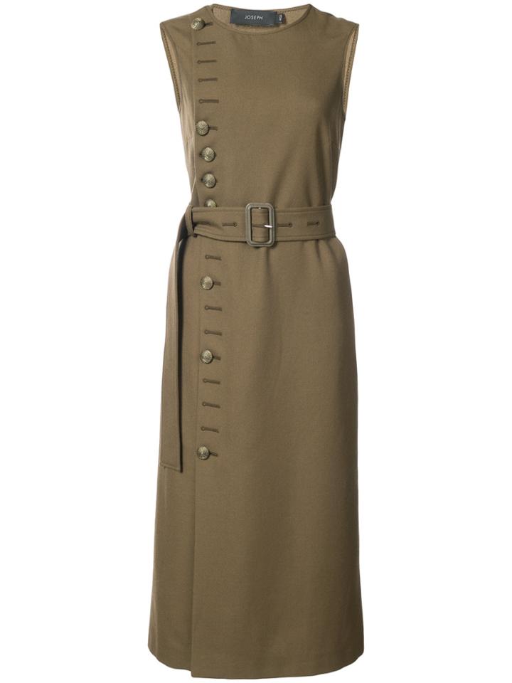 Joseph Buttoned Dress - Green