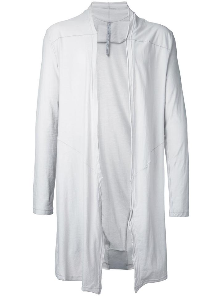 First Aid To The Injured - Ciliary Cardigan - Unisex - Cotton - 3, Grey, Cotton