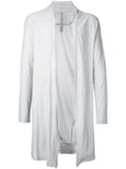 First Aid To The Injured - Ciliary Cardigan - Unisex - Cotton - 3, Grey, Cotton