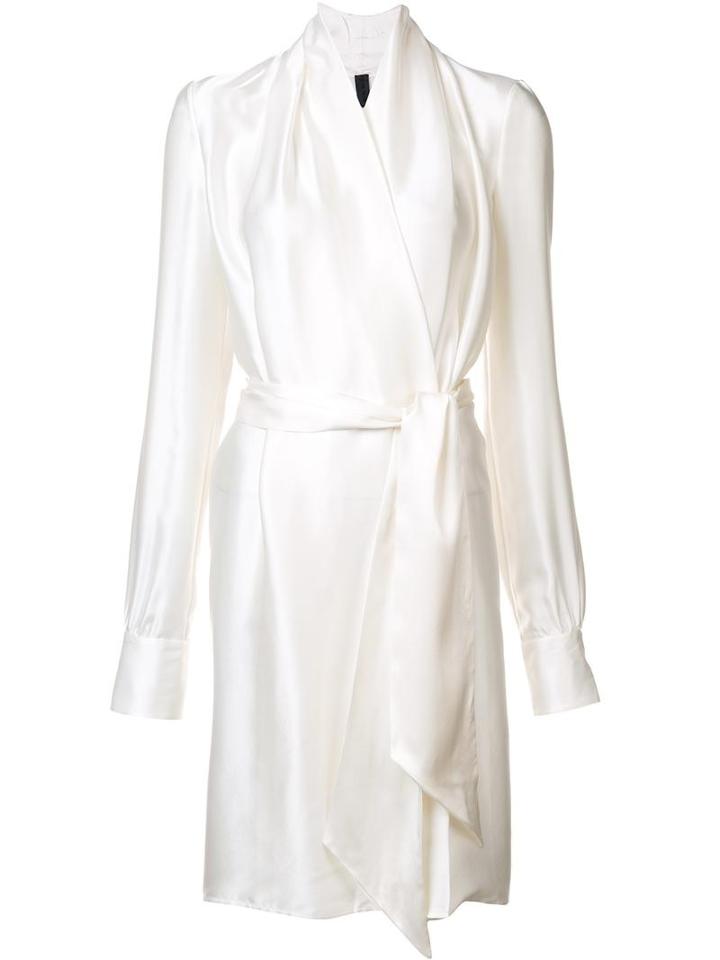 Gareth Pugh Silk Wrap Dress, Women's, Size: 40, White, Silk