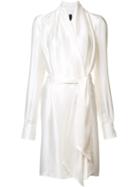 Gareth Pugh Silk Wrap Dress, Women's, Size: 40, White, Silk