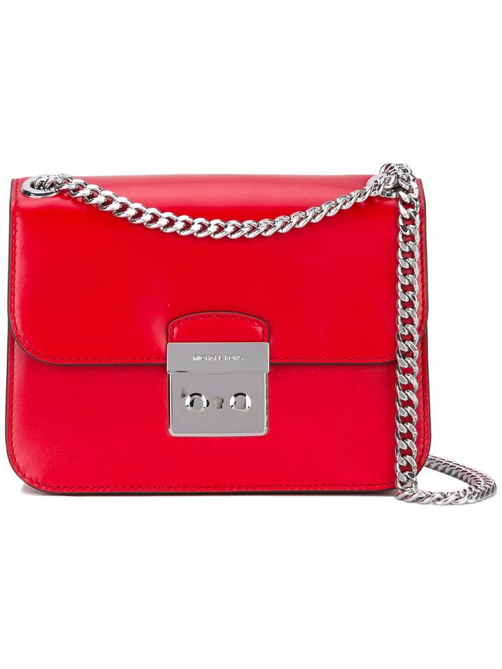 Michael Michael Kors Chain Strap Bag, Women's, Red, Calf Leather/metal (other)