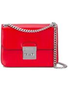 Michael Michael Kors Chain Strap Bag, Women's, Red, Calf Leather/metal (other)