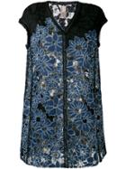 Antonio Marras Floral Embroidered Dress - Blue