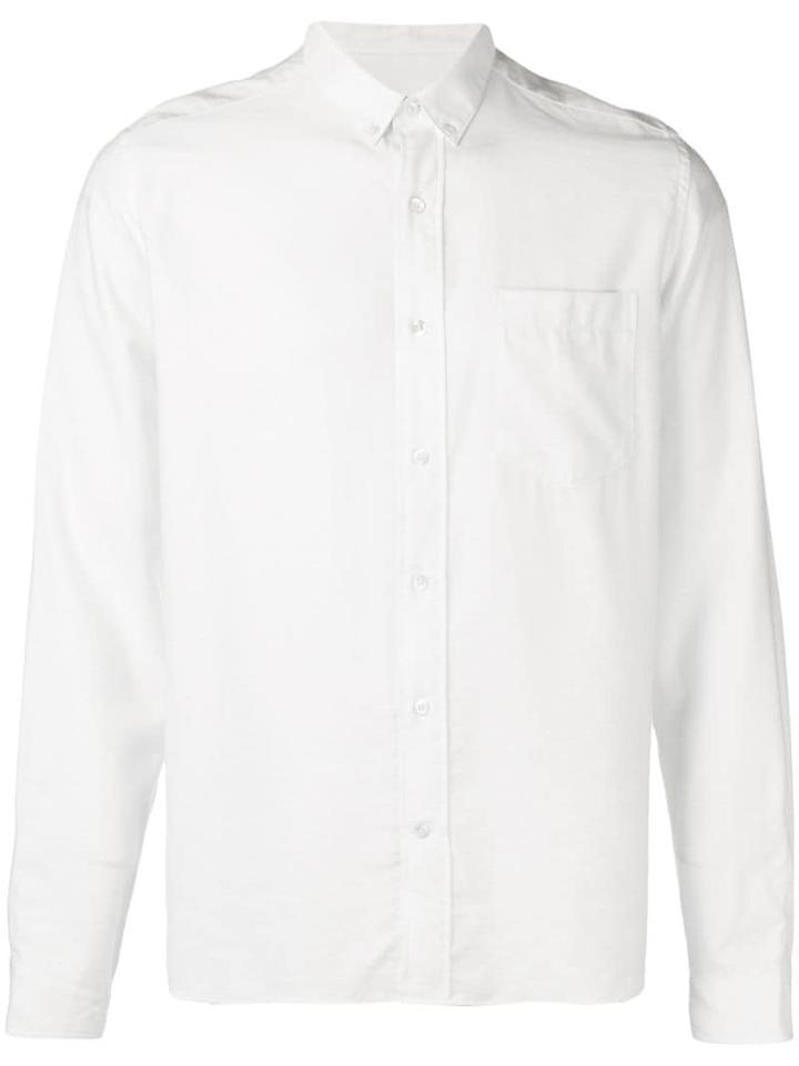 Ami Paris Classic Shirt With Chest Pocket - White