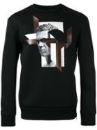 No21 Graphic Print Sweatshirt, Men's, Size: Small, Black, Viscose
