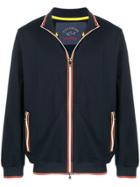 Paul & Shark Tipped Sweat Jacket - Blue