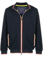 Paul & Shark Tipped Sweat Jacket - Blue