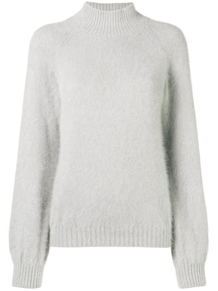 Alberta Ferretti Mock Neck Sweater - Grey
