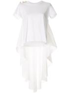 Edward Achour Paris Short-sleeve Flared T-shirt - White