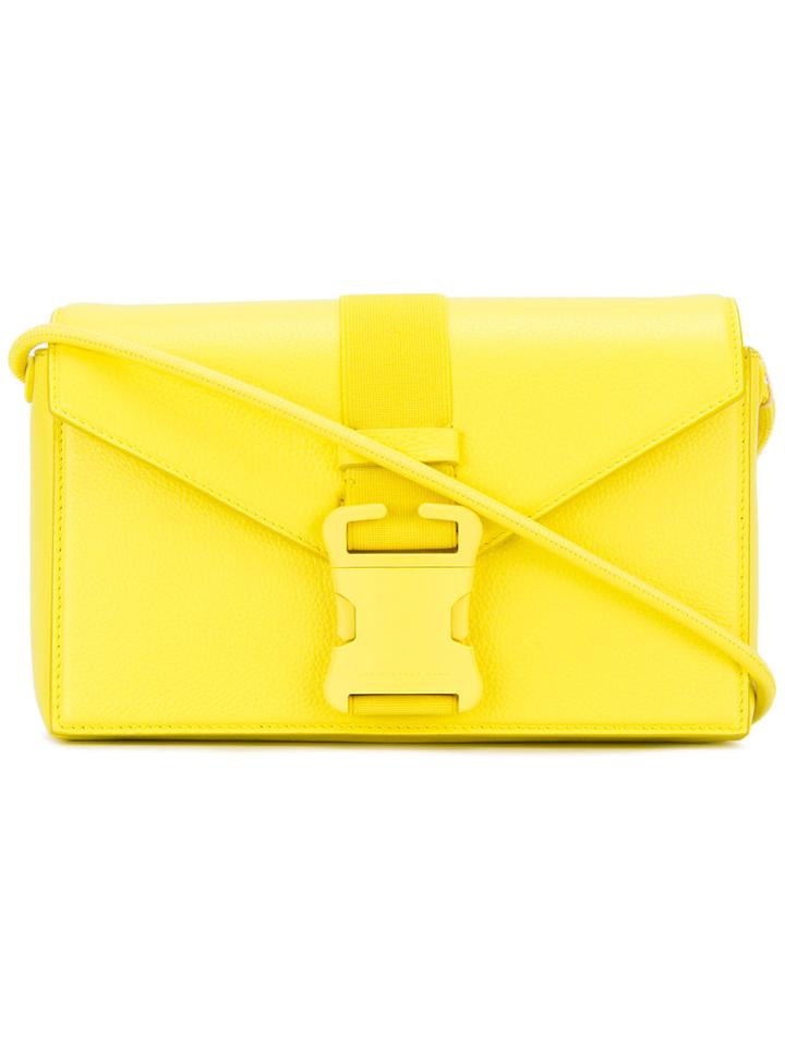 Christopher Kane - Devine Shoulder Bag - Women - Calf Leather - One Size, Women's, Yellow/orange, Calf Leather