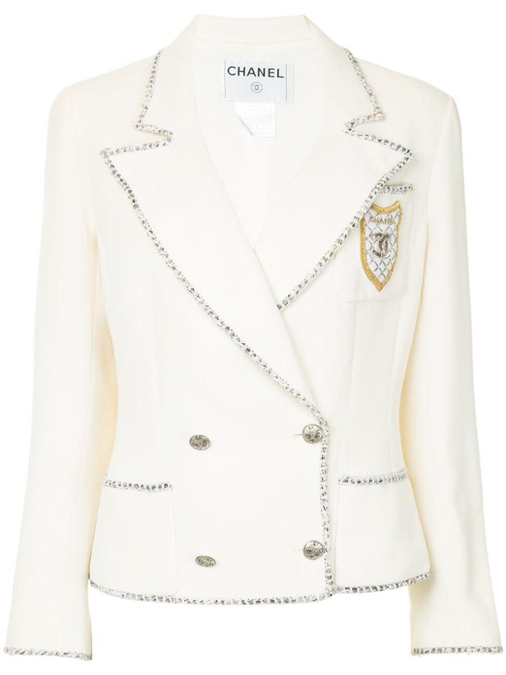 Chanel Vintage Double-breasted Jacket - White