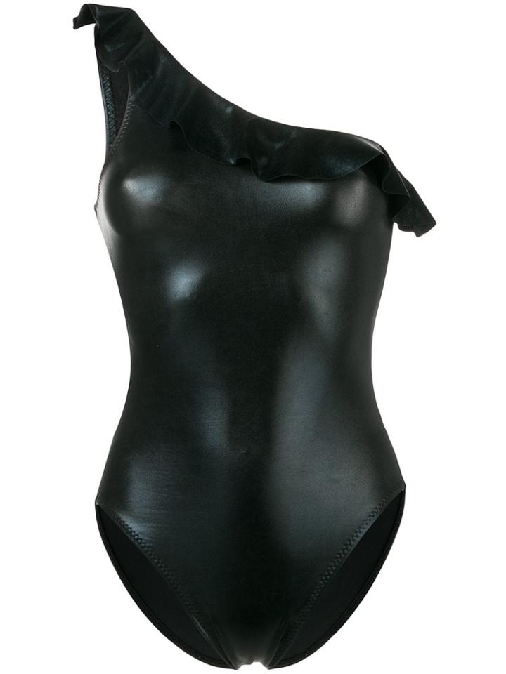 Norma Kamali Off Shoulder One Piece - Black