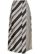 Joseph Carey Diagonal Stripe Skirt - Multicolour