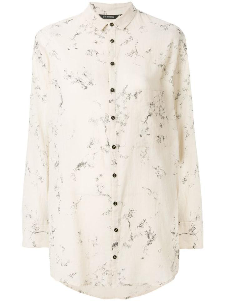 Pas De Calais Printed Shirt - Neutrals