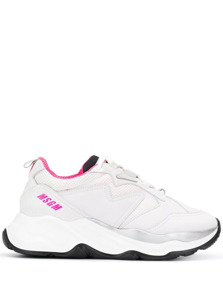 Msgm Attack Low-top Sneakers - White