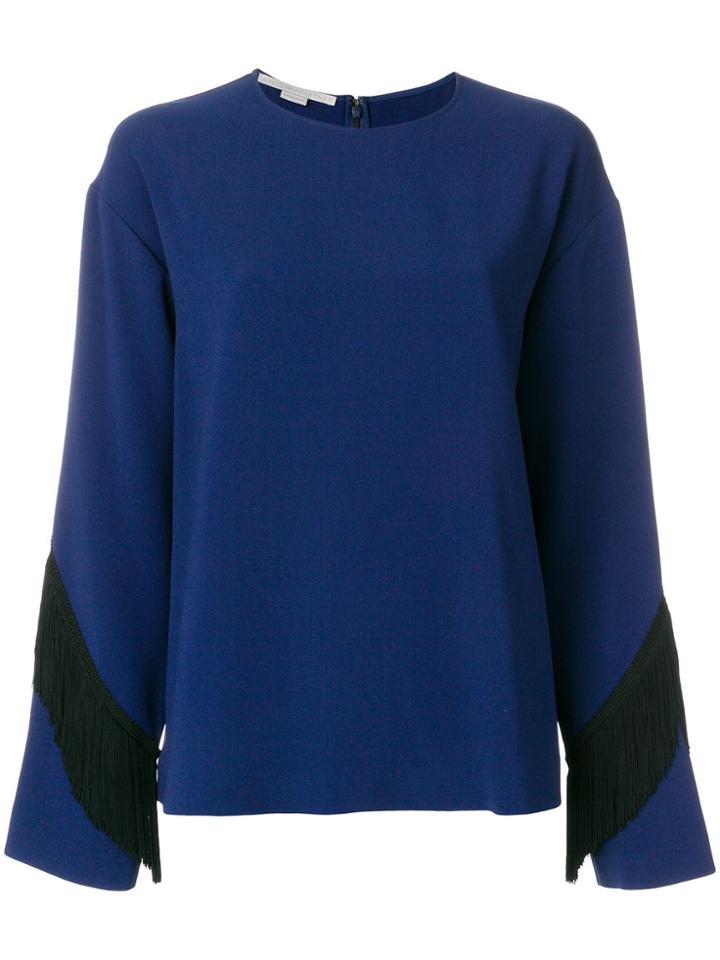 Stella Mccartney Fringed Detail Top - Blue