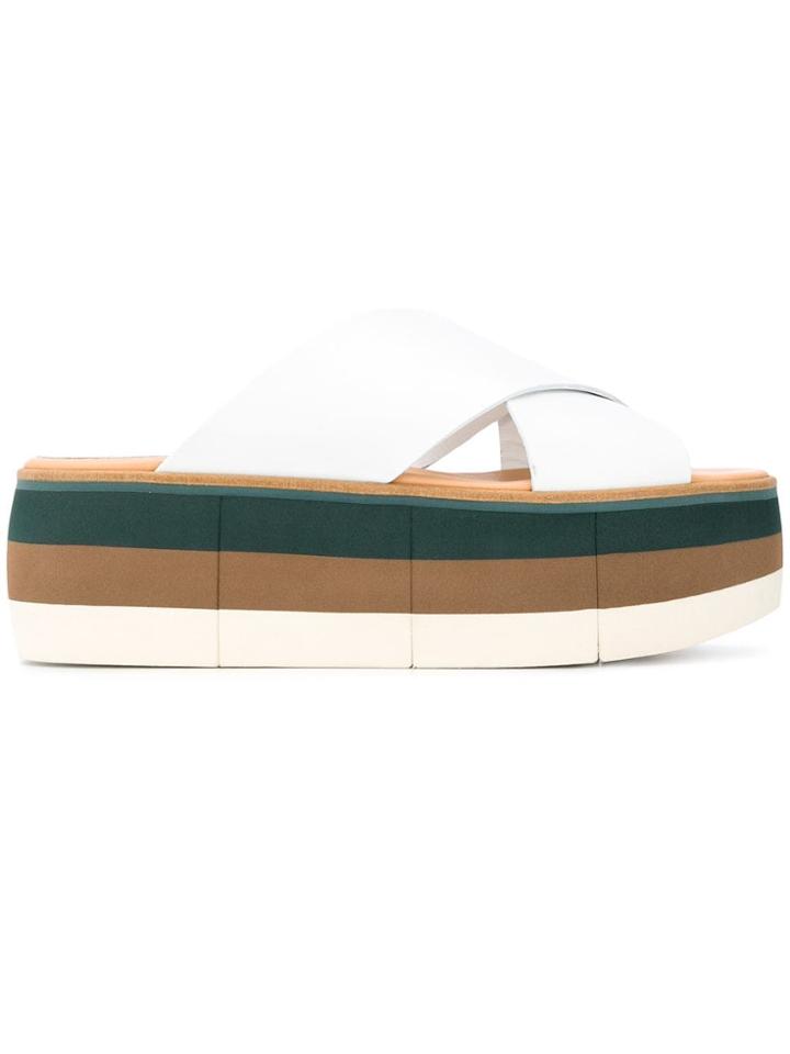 Paloma Barceló Platform Sandals - White