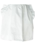 No21 Ruffled Detail Mini Skirt