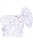 Vivetta Floral Print Asymmetric Top - Multicolour