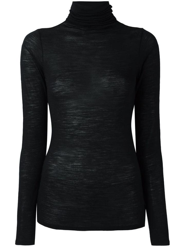 Zanone Turtleneck Jumper - Black