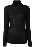 Zanone Turtleneck Jumper - Black