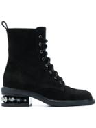 Nicholas Kirkwood Suzi Combat Boots - Black