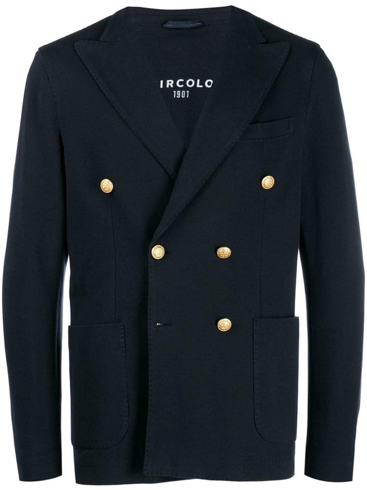 Circolo 1901 Structured Dinner Blazer - Blue