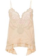 Chloé Broderie Anglaise Cami Top - Yellow