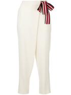 Alberto Biani Side-tie Trousers - White