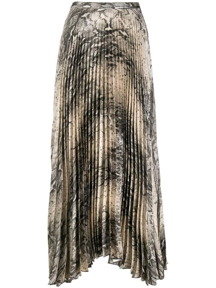 Wandering Sample Pleated Skirt - Neutrals