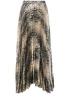 Wandering Sample Pleated Skirt - Neutrals
