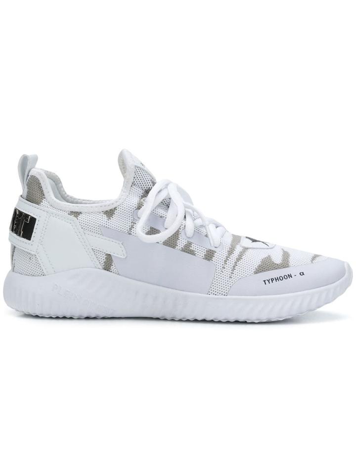 Plein Sport Typhoon Zebra Sneakers - White