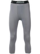 Nike Jordan Cropped Leggings, Men's, Size: Large, Grey