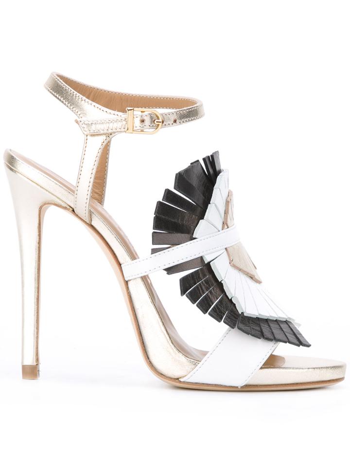 Marc Ellis Contrast Sandals - Metallic