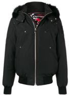 Moose Knuckles Long Sleeved Bomber Jacket - Black