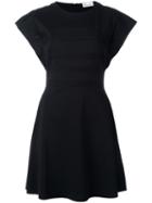 Lace Insert Dress, Women's, Size: Medium, Black, Viscose/polyamide/spandex/elastane, Red Valentino