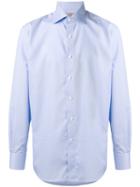 Canali - Classic Shirt - Men - Cotton - 43, Blue, Cotton