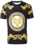 Versace La Coupe Des Dieux T-shirt, Men's, Size: Xs, Black, Cotton