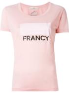 Golden Goose Deluxe Brand Francy Print T-shirt, Women's, Size: Large, Pink/purple, Cotton