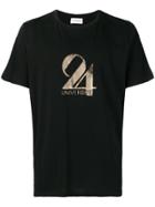 Saint Laurent 24 Université T-shirt - 1039 Black/gold