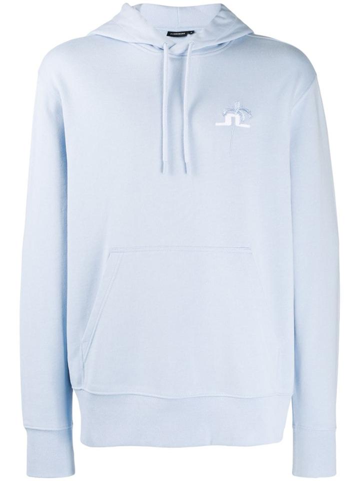 J.lindeberg Hurl Logo Hoodie - Blue