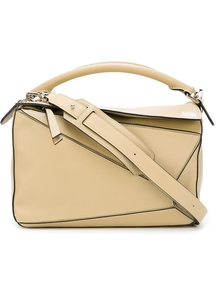 Loewe 'puzzle' Small Shoulder Bag, Women's, Nude/neutrals