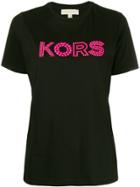Michael Michael Kors Beaded Detail T-shirt - Black