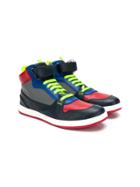 Paul Smith Junior Teen High-top Sneakers - Blue